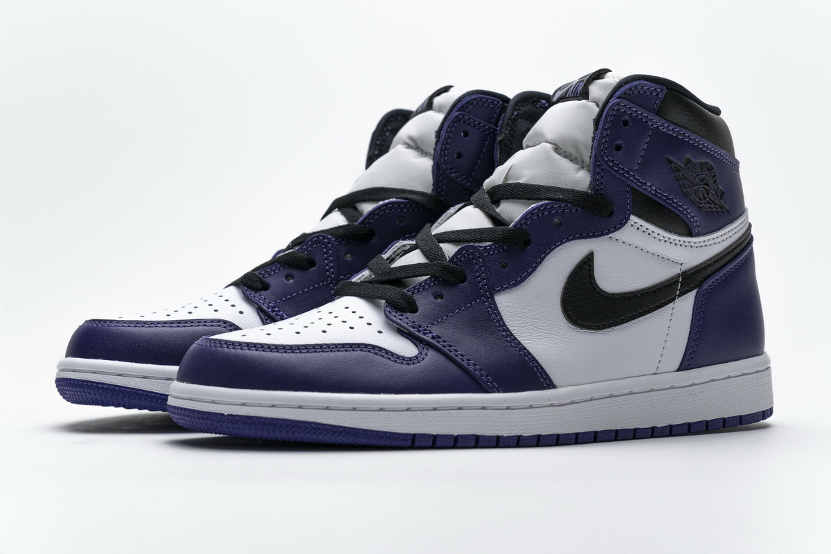 白紫脚趾 XP版乔丹1代篮球鞋运动鞋 555088-500 Air Jordan 1 High OG “Court Purple 011.jpg